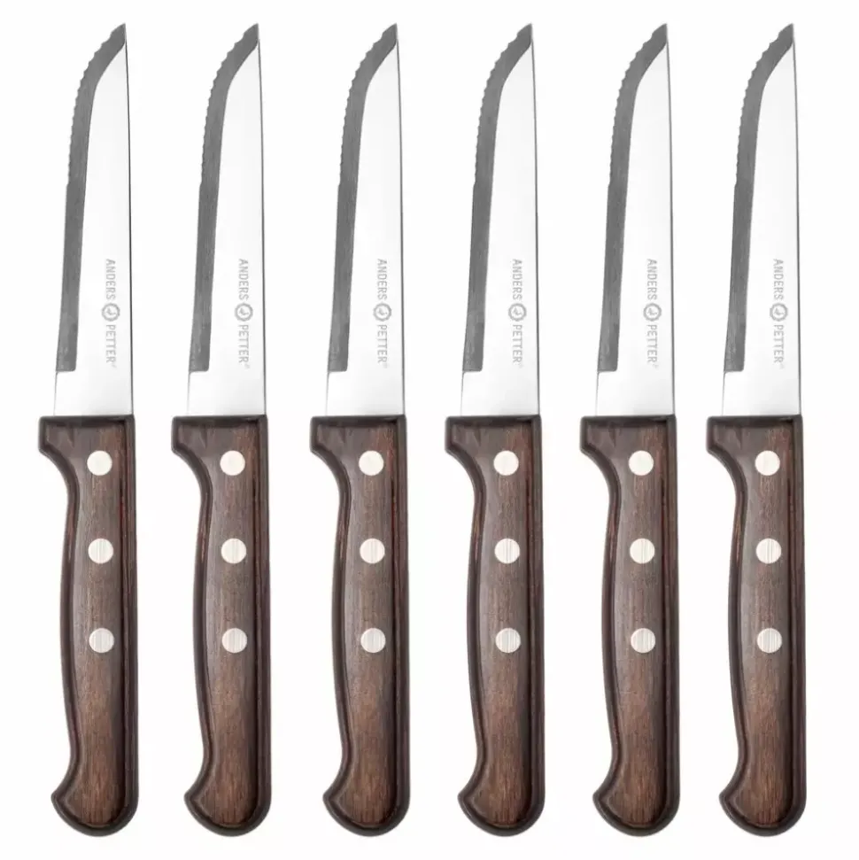 Anders Petter - Classic - Biffkniv 6-pk