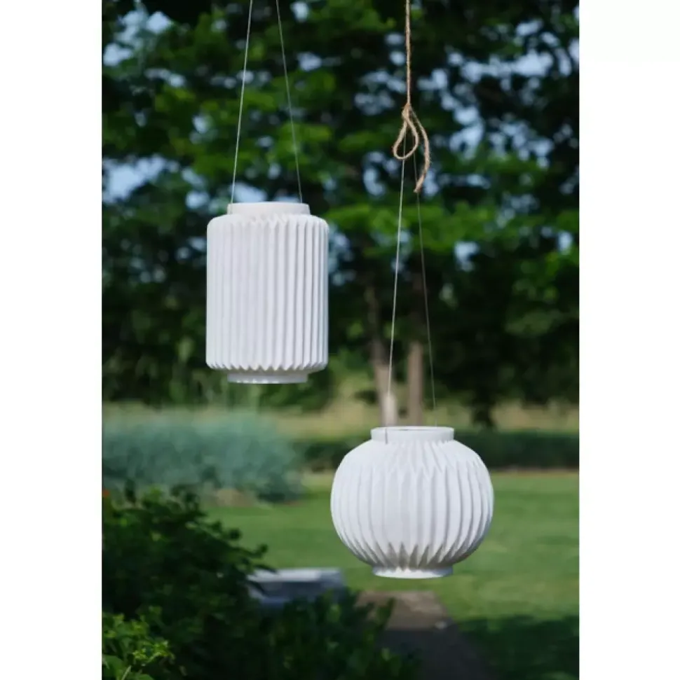 Armani Lanterne Ip44 Solar/batteri White D16,3 H23,8