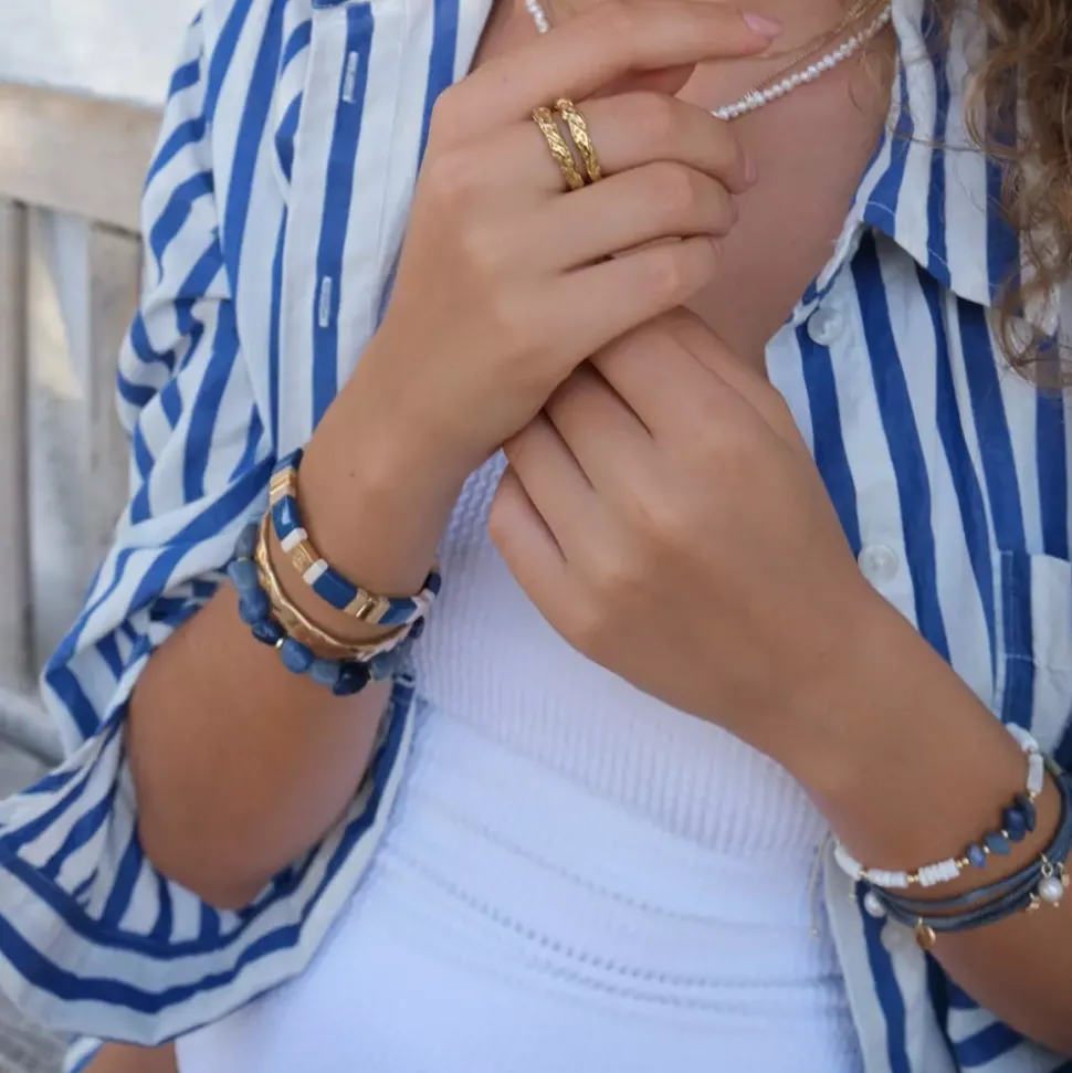 Armbånd Med Charms Blå