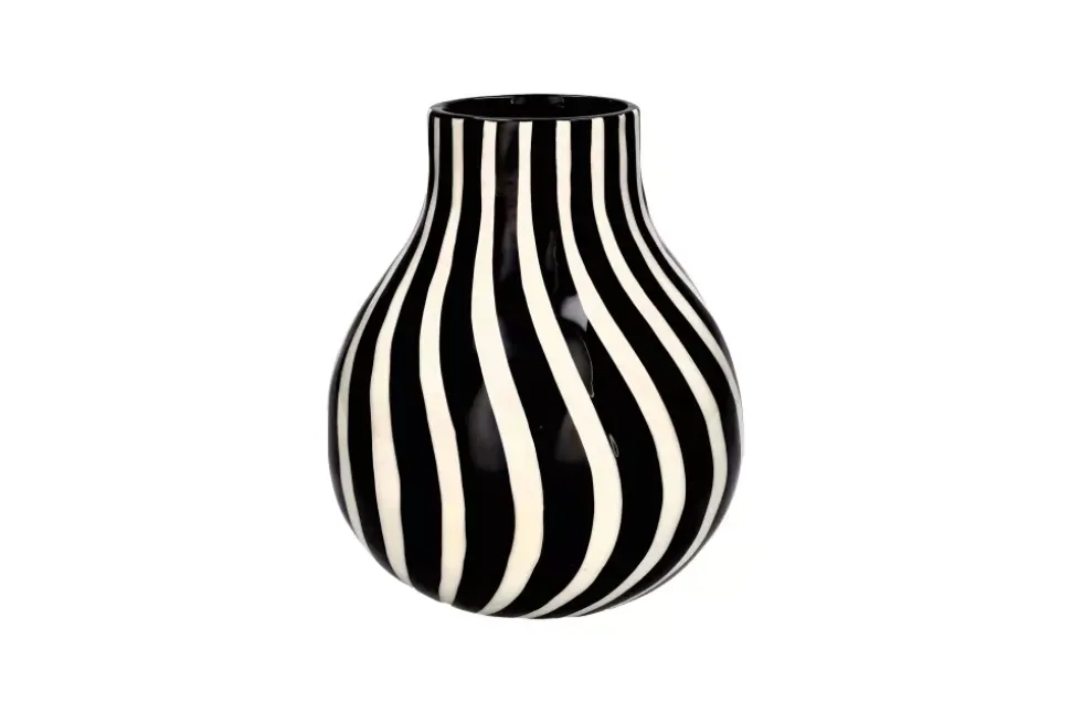 Artisan Vase Svart/Hvit