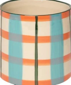 Au Maison Urtepotte Turkis/Fersken H9,5xD9,5 Cm