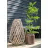 Azura Utendørs Blomsterpotte S/3 Cappuccino D15,5-31 H17-34