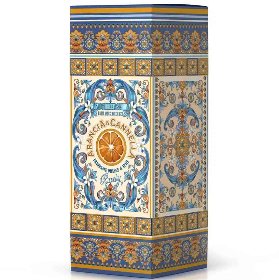 Badeskum & Dusj Orange Cinnamon 1L