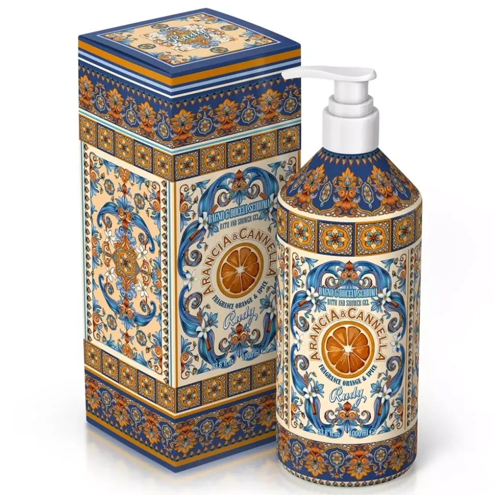 Badeskum & Dusj Orange Cinnamon 1L