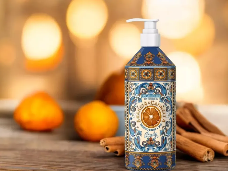 Badeskum & Dusj Orange Cinnamon 1L
