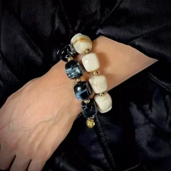 Bailey Armbånd Resin Svart