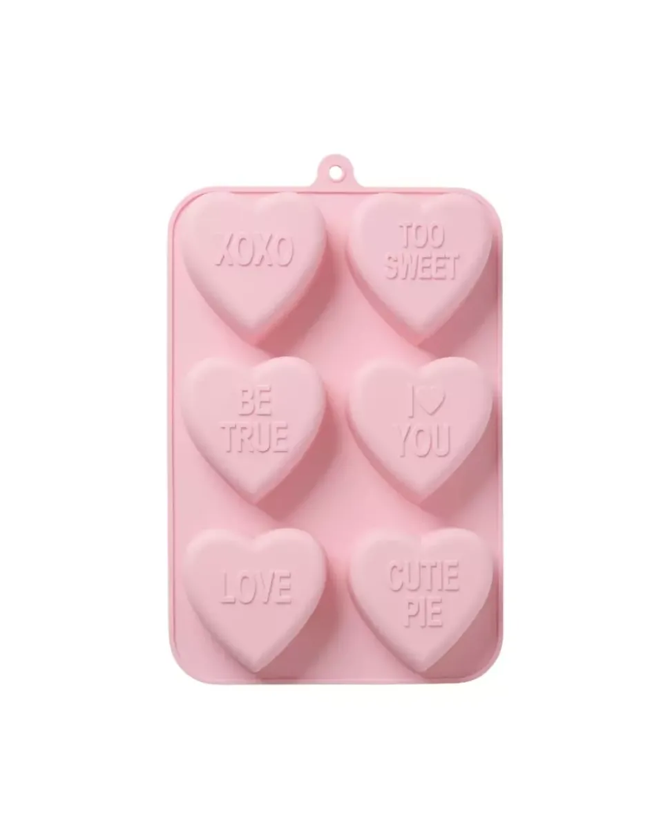 Bakeform Silikon Rosa Hjerter