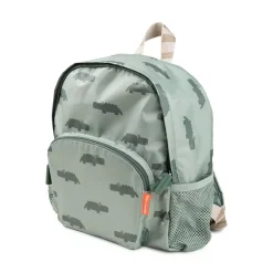 Barneryggsekk Croco Grønn 10 L
