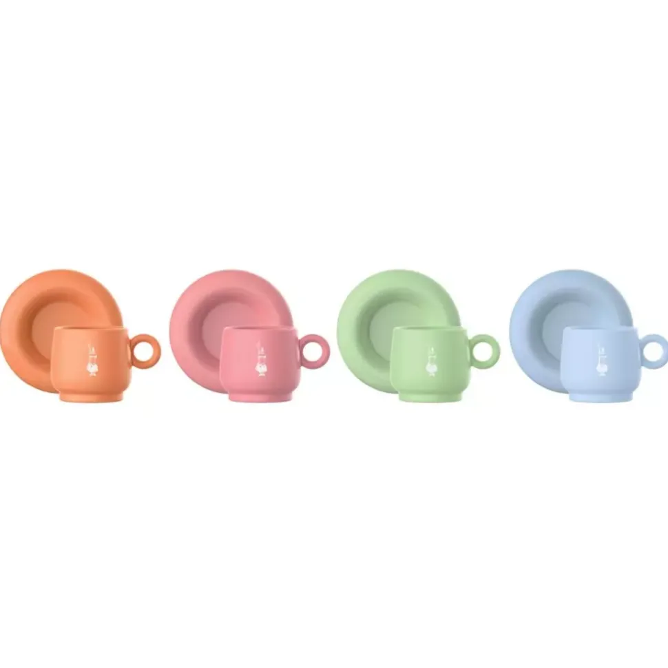 Bialetti - Mercato Della Frutta - Espressokopp m/underskål 8 deler - 7 cl