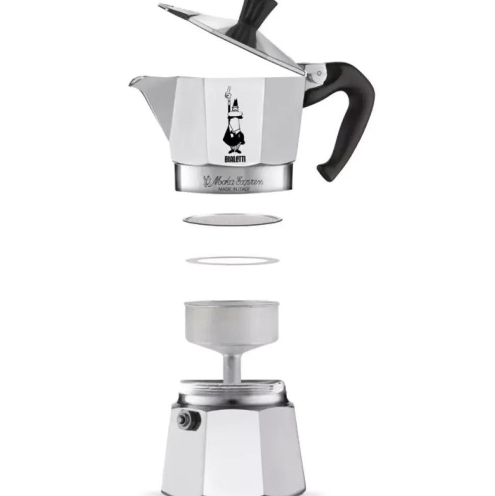 Bialetti - Moka Express - Espressokoker 1 kp - 6 cl