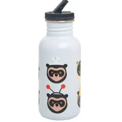 Blafre Brillebjørn Stålflaske - Lys Blå 500ml