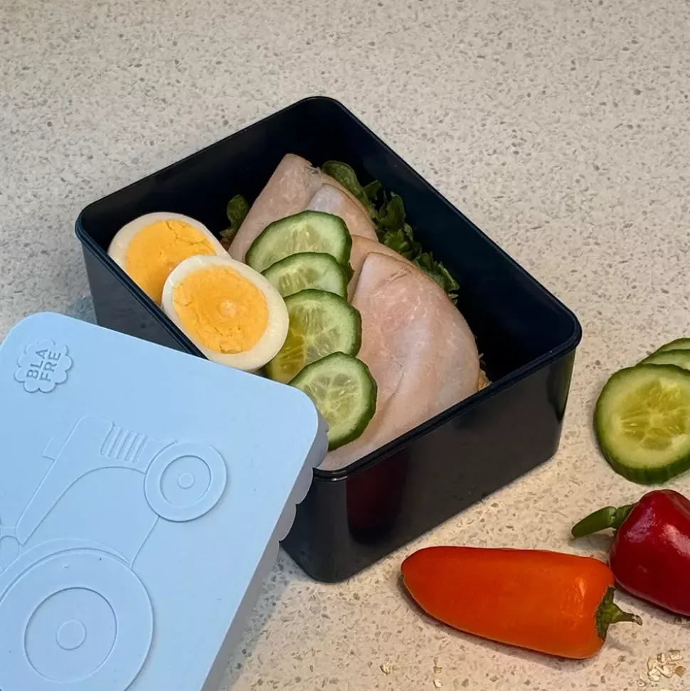 Blafre Matboks I Plast Ett Rom - Traktor Lys Blå / Marineblå