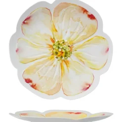 Blomst Fat Gul D35