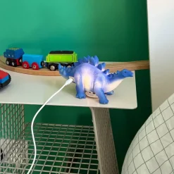 Blå Stegosaurus Mini Led Lampe