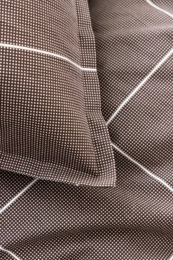 Borås Cotton Billie Sengesett 140x220/50x70 Brun