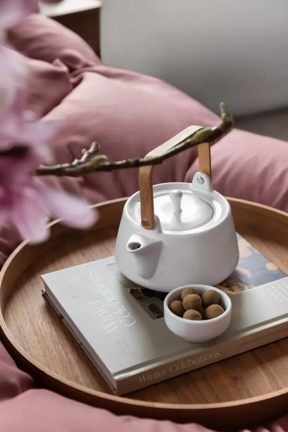 Borås Cotton Bliss Sengesett 200X220/2*50X70 Aubergine