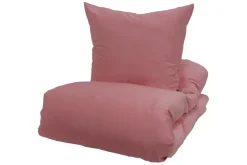 Borås Cotton Bliss Sengesett 140X220/50X70 Aubergine