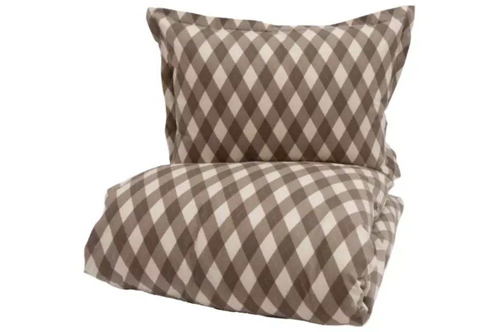 Borås Cotton Charlie sengesett 200x220/2*50x70 Beige