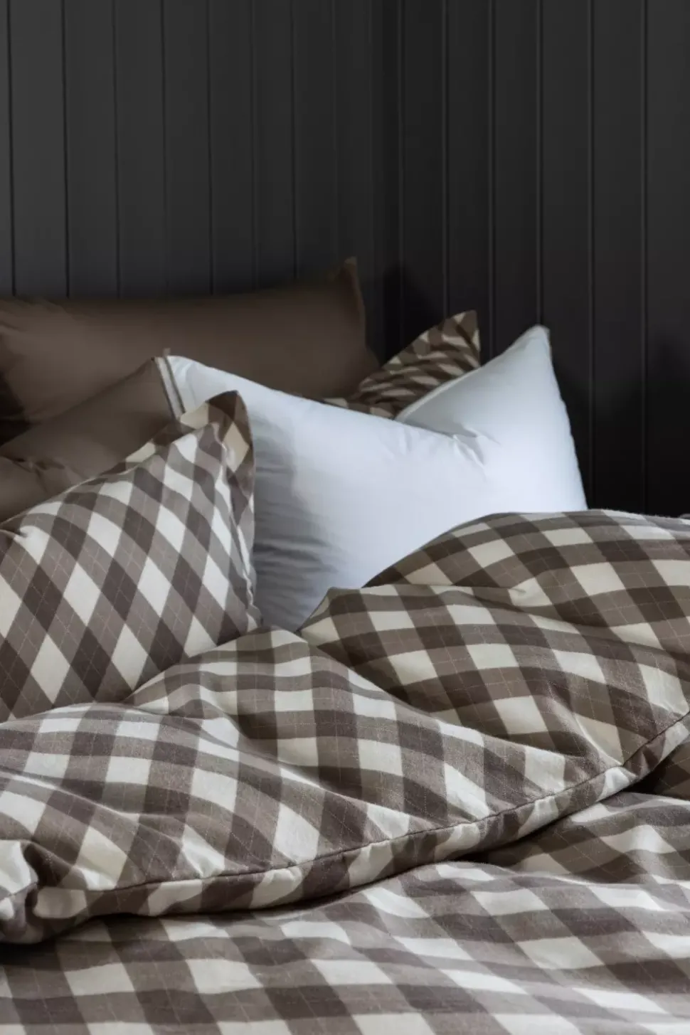 Borås Cotton Charlie sengesett 140x200/50x70 Beige