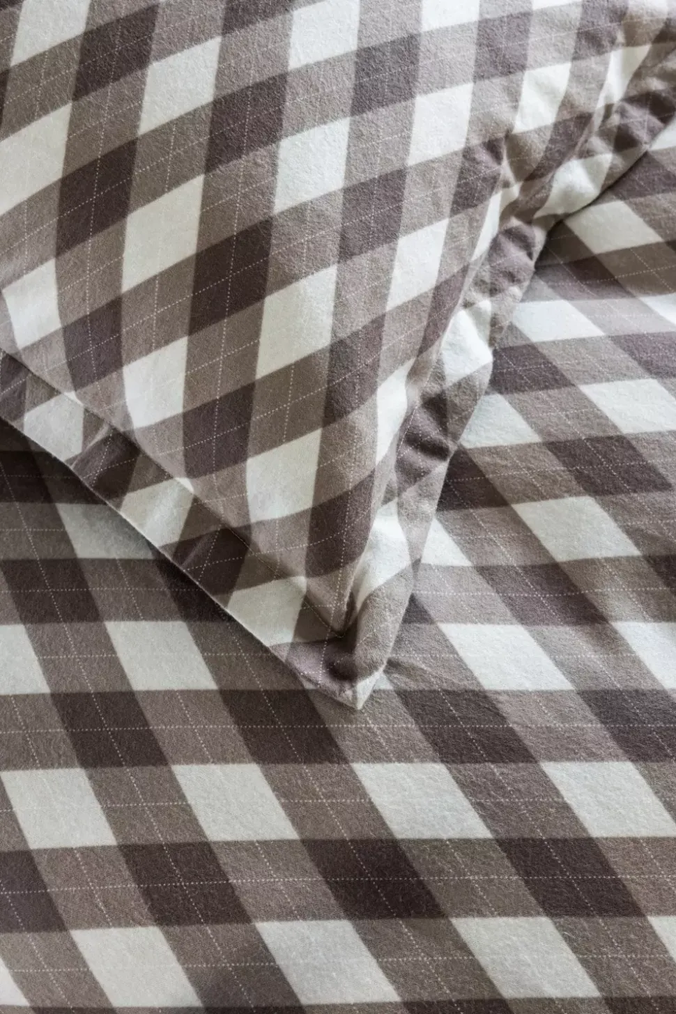 Borås Cotton Charlie sengesett 140x200/50x70 Beige