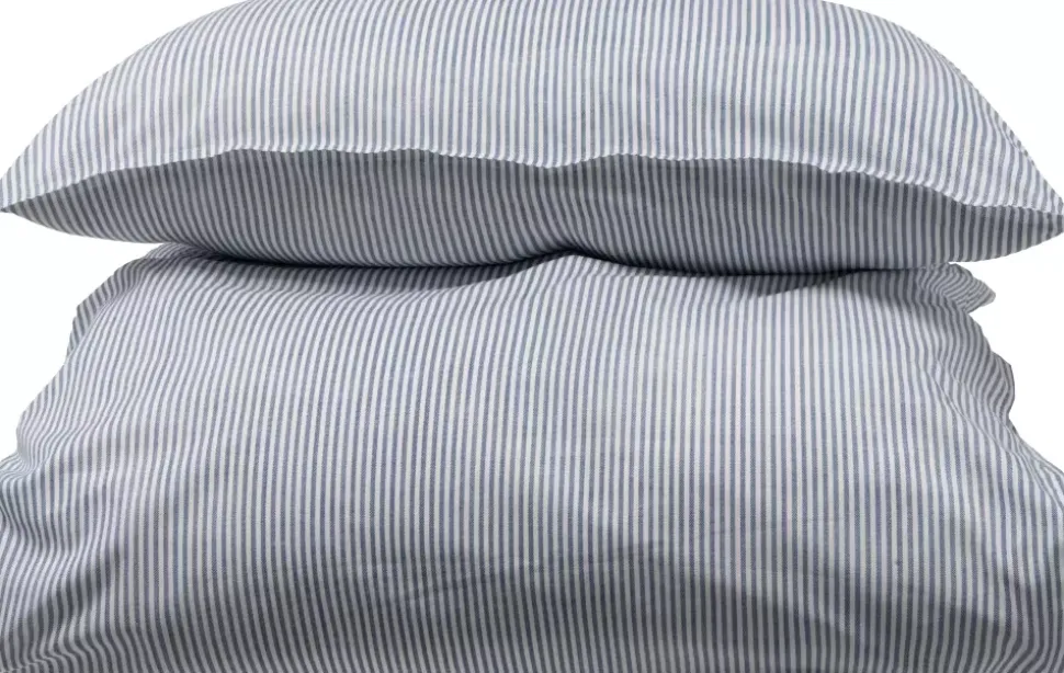 Borås Cotton Cille sengesett 200x220/2*50x70 Blå