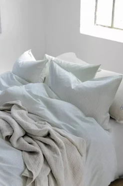 Borås Cotton Cille sengesett 140x220/50x70 Grønn