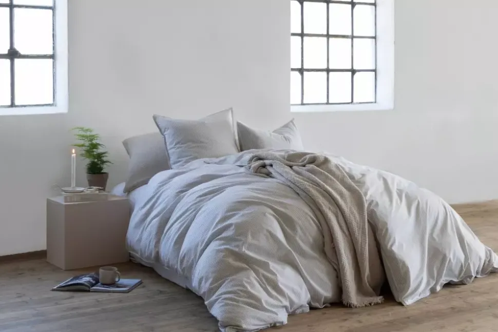 Borås Cotton Cille sengesett 140x200/50x70 Beige