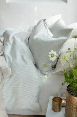 Borås Cotton Cille sengesett 140x200/50x70 Grønn