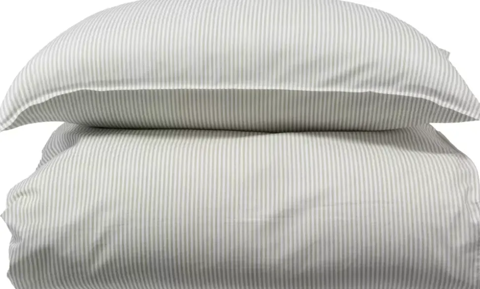 Borås Cotton Cille sengesett 140x200/50x70 Grønn