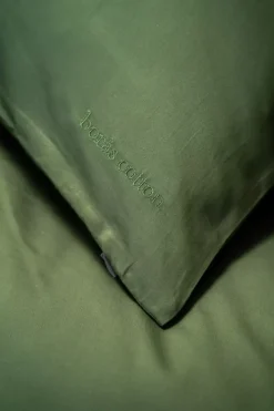 Borås Cotton Cloud Sengesett 140X200/50X70 Grønn / Green