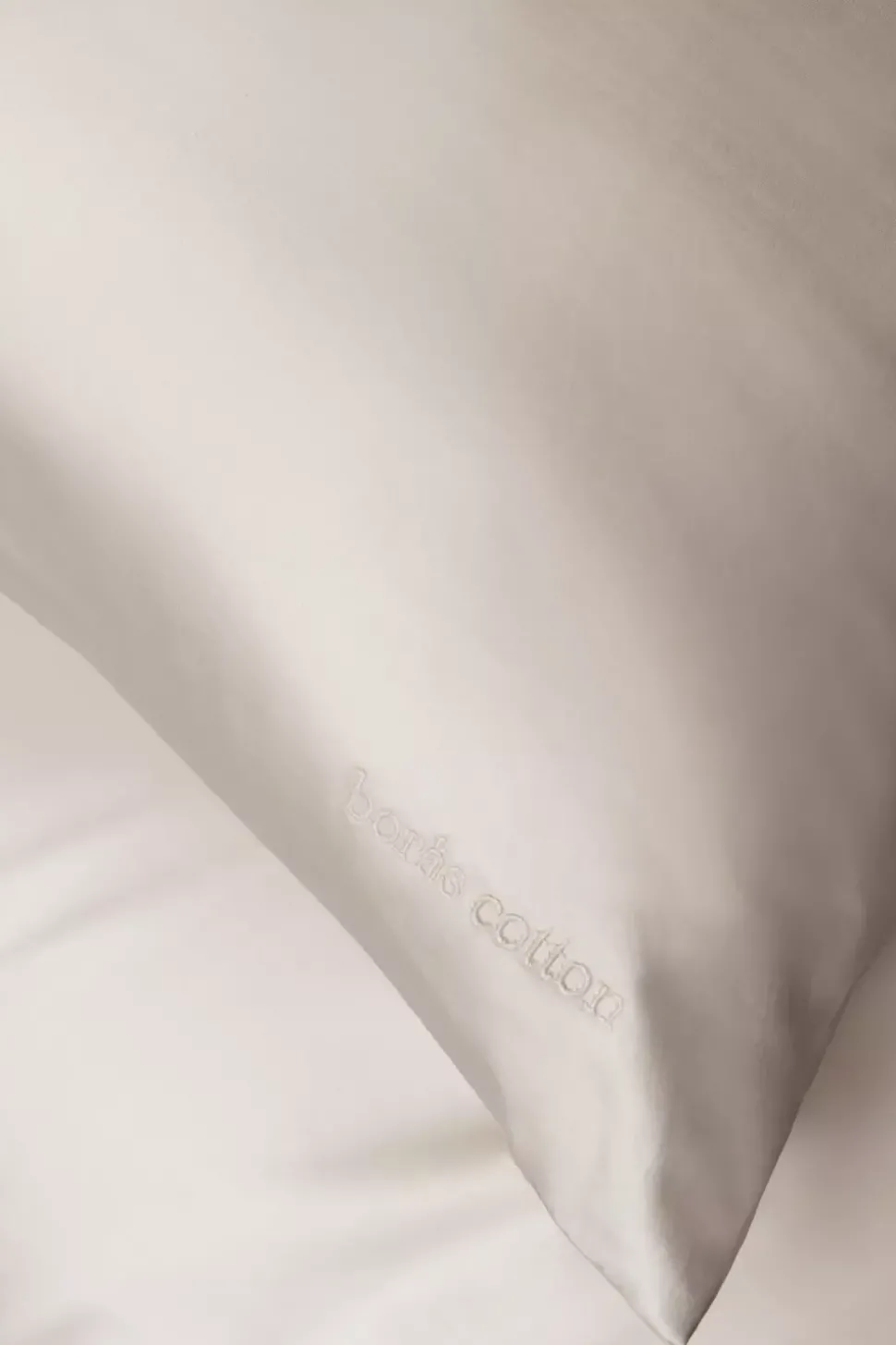 Borås Cotton Cloud Sengesett 140x200/50x70 Lys Beige