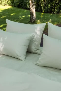 Borås Cotton Cloud sengesett 140x220/50x70 Lys grønn