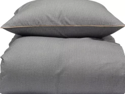 Borås Cotton Enzo Sengesett 140X220/50X70 Grå