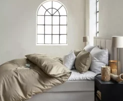 Borås Cotton Enzo Sengesett 140X200/50X70 Beige