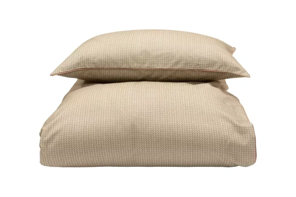 Borås Cotton Enzo Sengesett 140X200/50X70 Beige