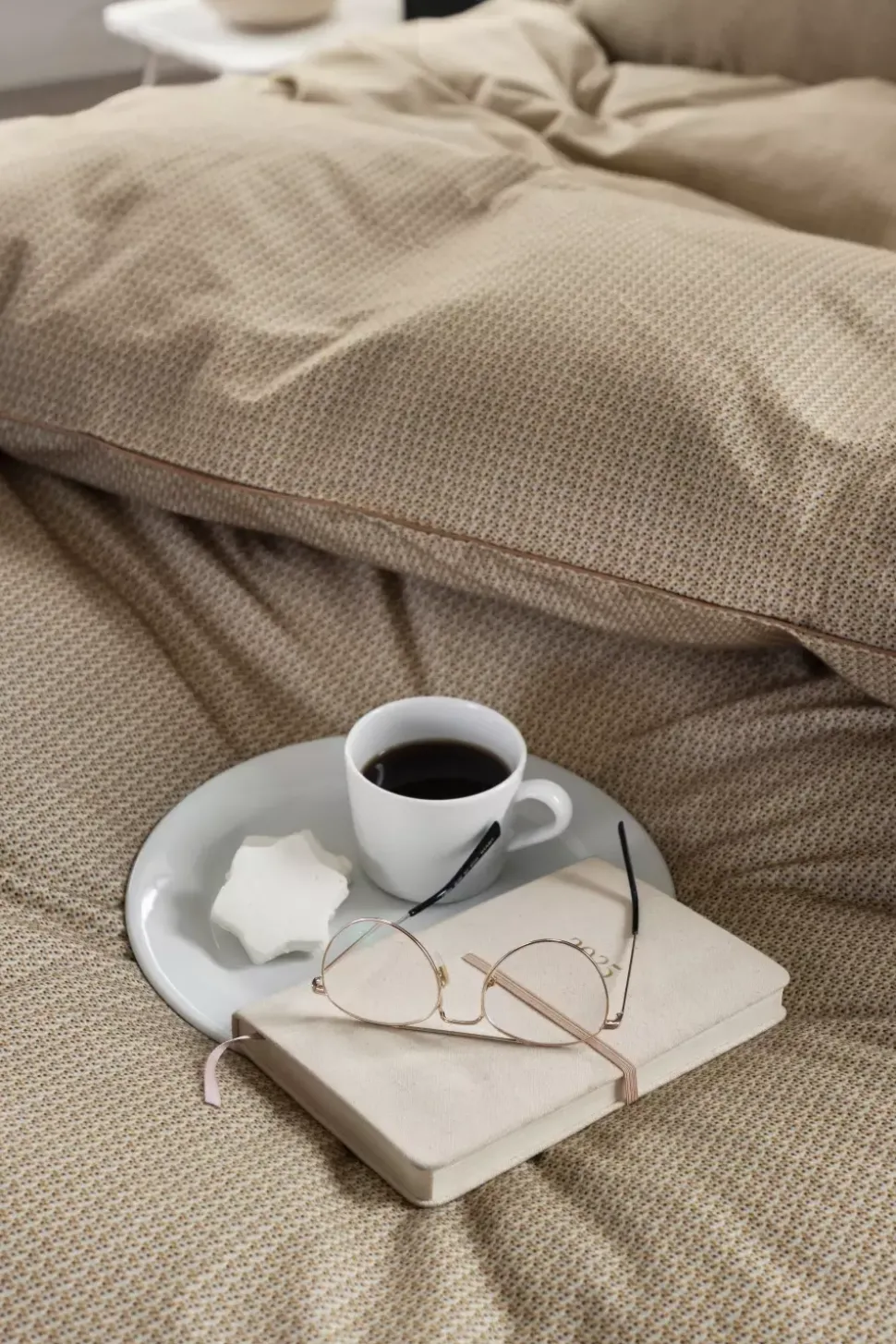Borås Cotton Enzo Sengesett 140X200/50X70 Beige