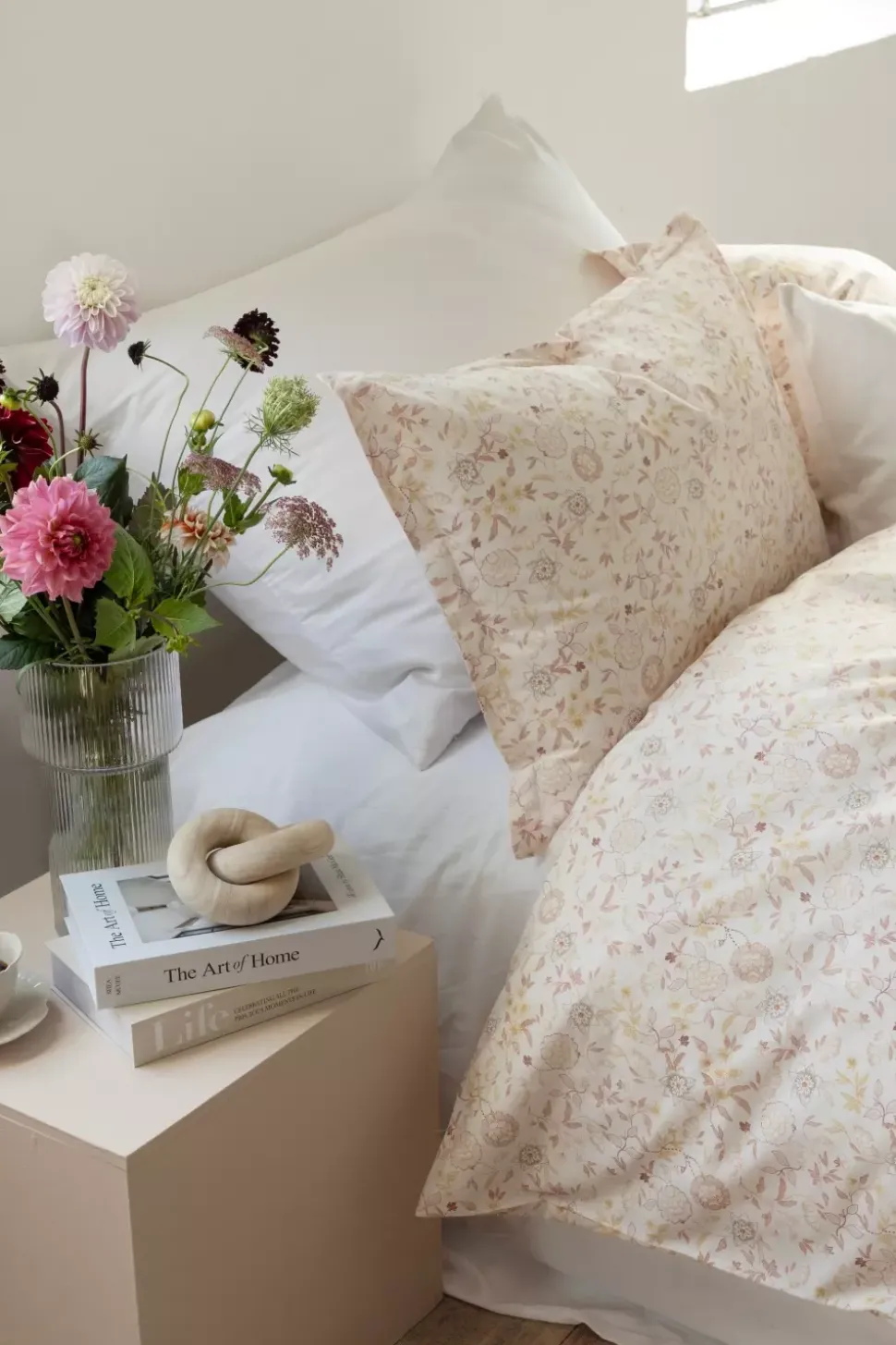 Borås Cotton Liva sengesett 140x200/50x70 Rosa