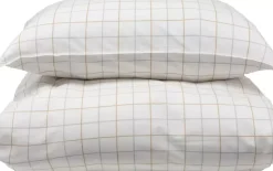 Borås Cotton Lumi sengesett 140x200/50x70 Taupe