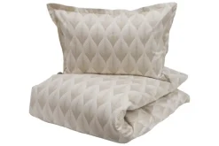 Borås Cotton Roanne sengesett 140x220/50x70 Beige