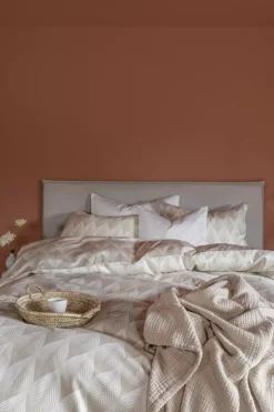 Borås Cotton Roanne sengesett 140x200/50x70 Beige