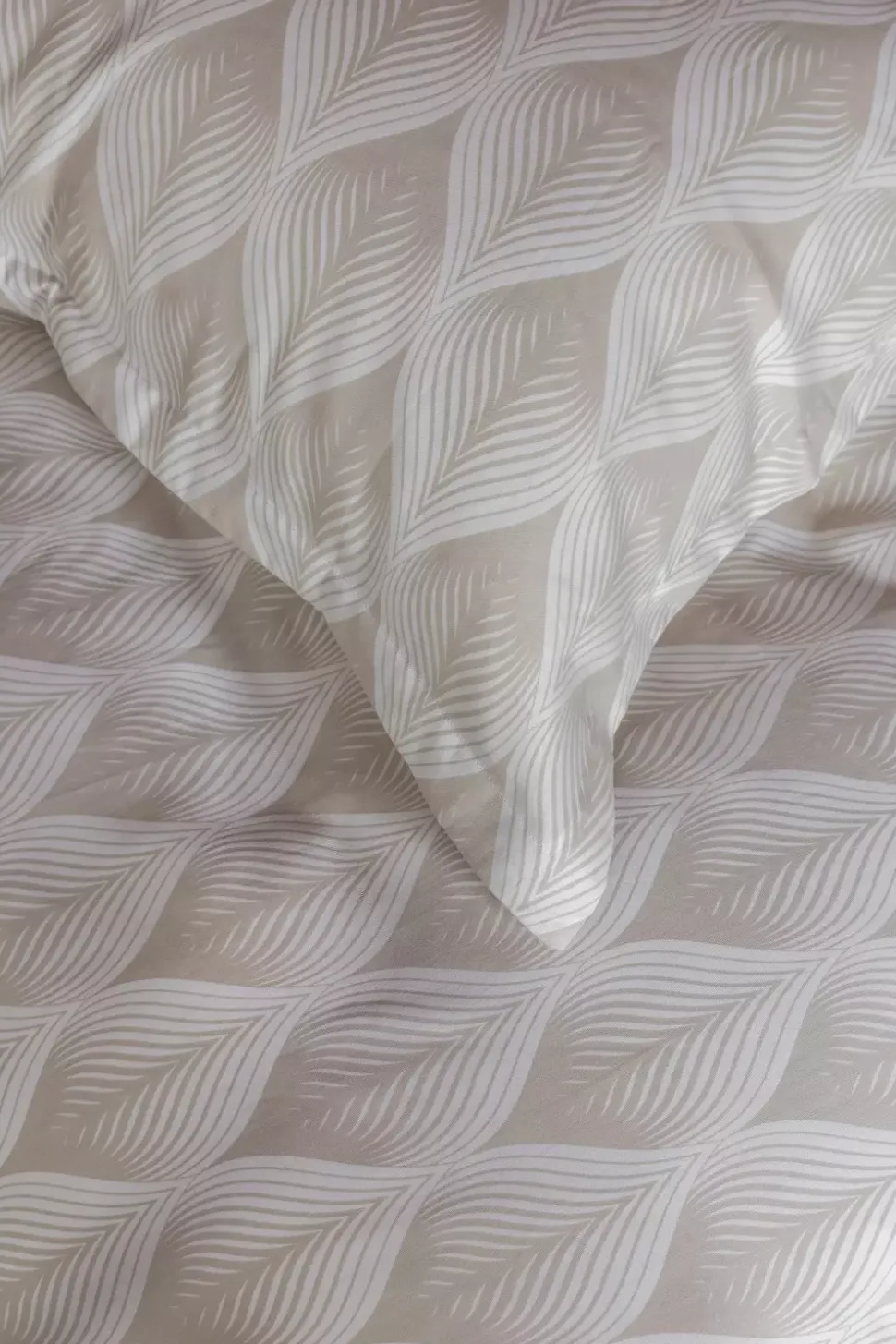 Borås Cotton Roanne sengesett 140x200/50x70 Beige