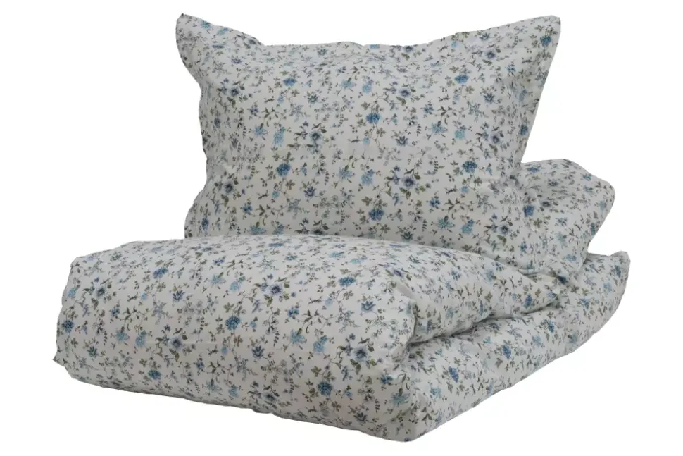 Borås Cotton Veneda sengesett 200x220/2*50x70 Blå