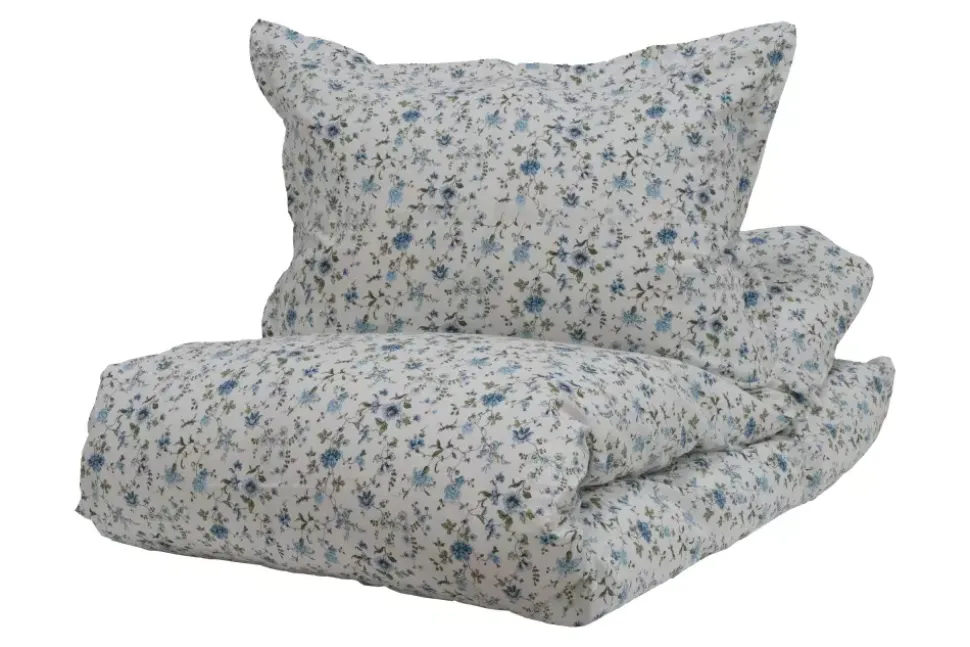 Borås Cotton Veneda sengesett 140x220/50x70 Blå