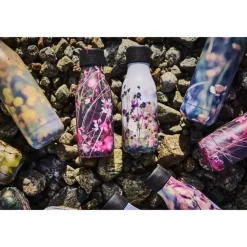 Bottle Up Design Gul med Blomster Termoflaske 0,5 l