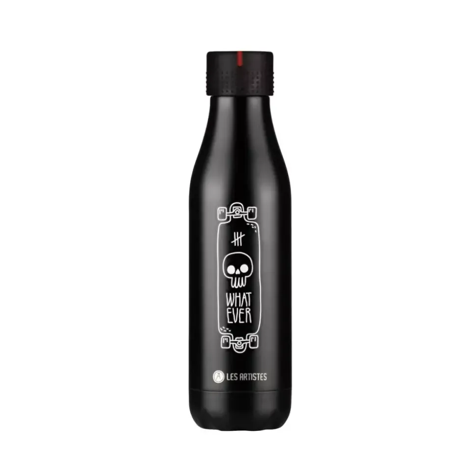 Bottle Up Design Svart What Ever Limited edition Termoflaske 0,5 l