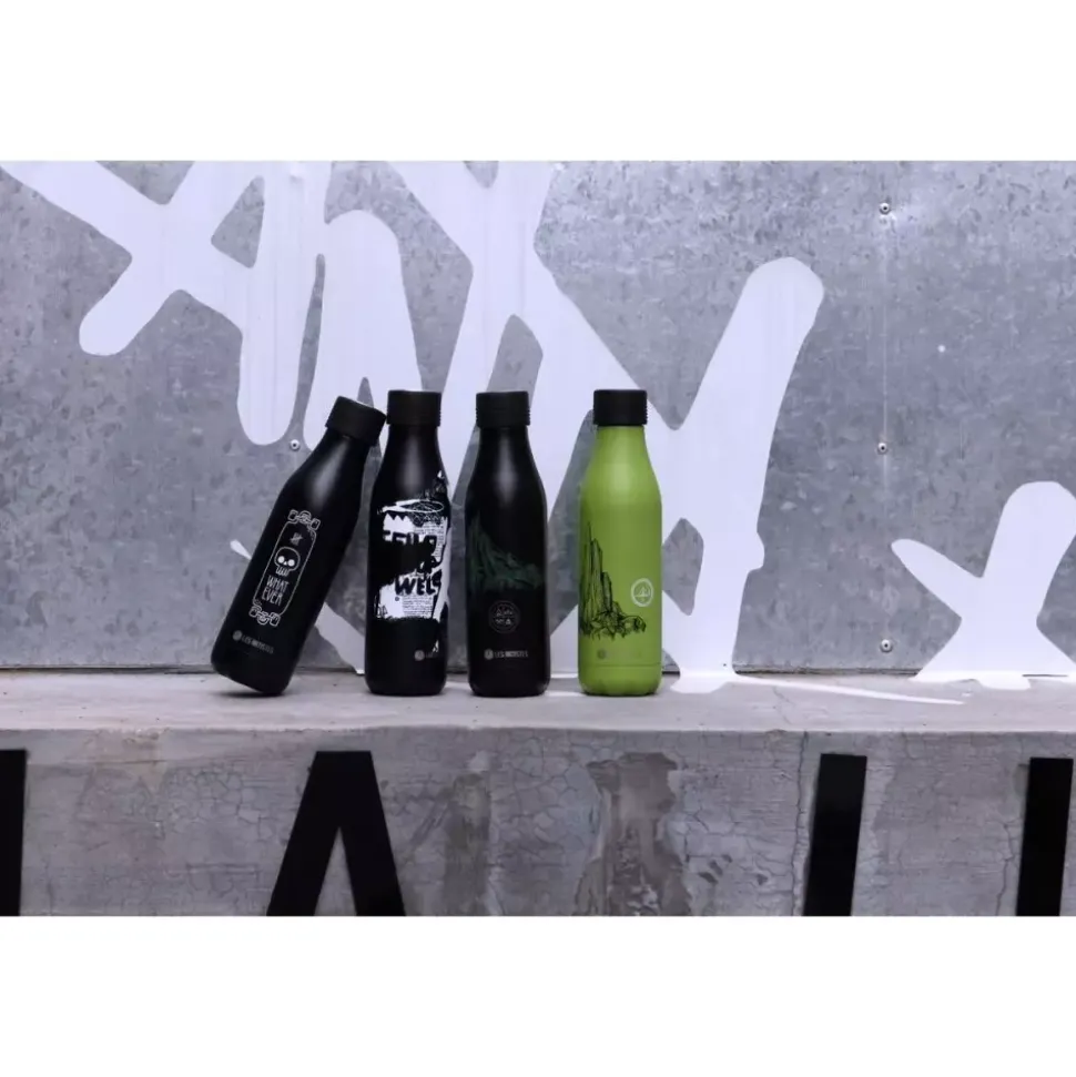 Bottle Up Design Svart What Ever Limited edition Termoflaske 0,5 l