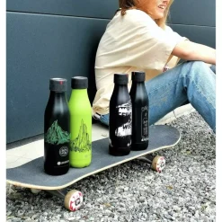 Bottle Up Design Svart What Ever Limited edition Termoflaske 0,5 l