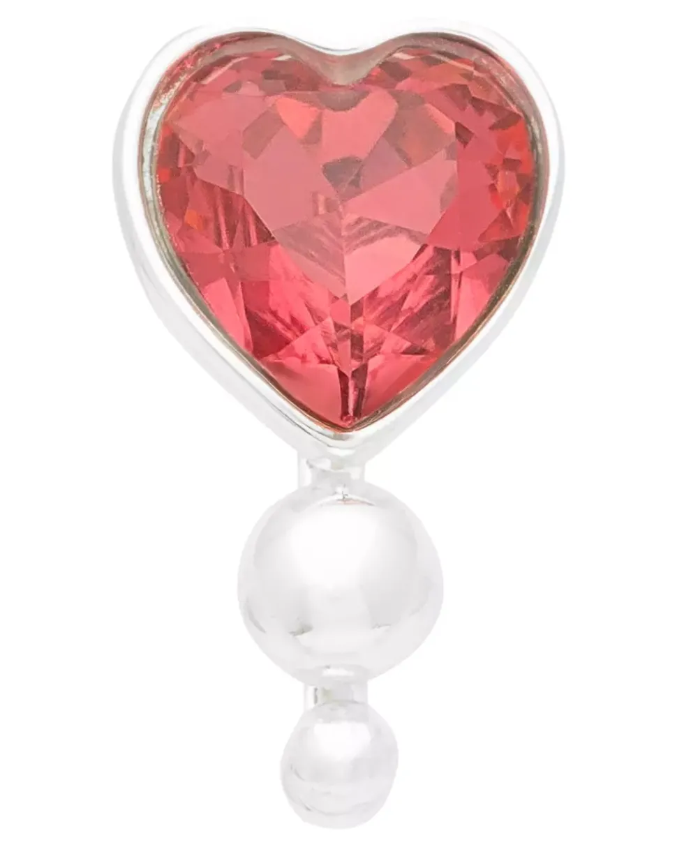 Bouquet Crystal Heart Øredobb 1 Stk Sølv