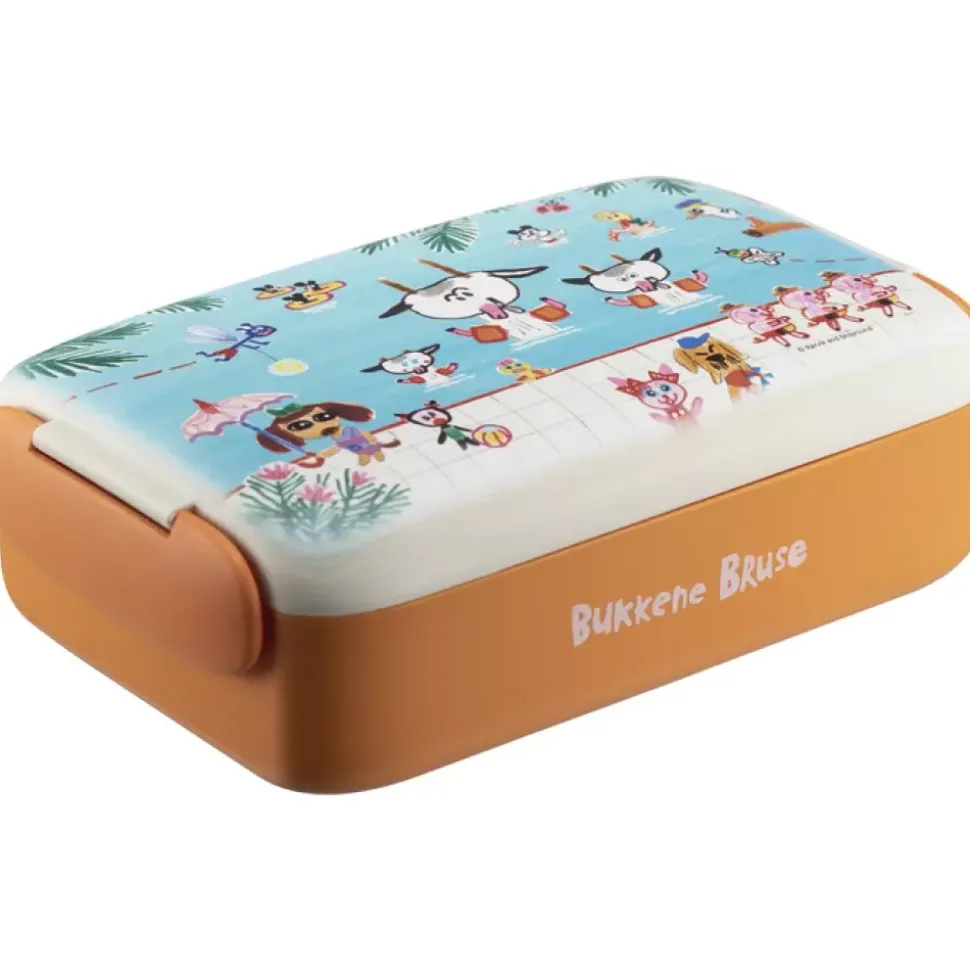 Bukkene Bruse Lunsjboks Oransje