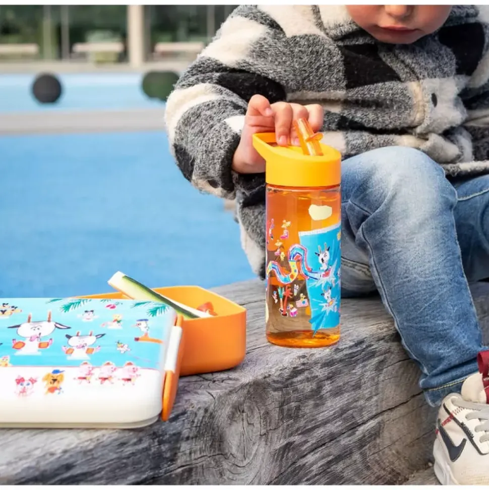 Bukkene Bruse Lunsjboks Oransje